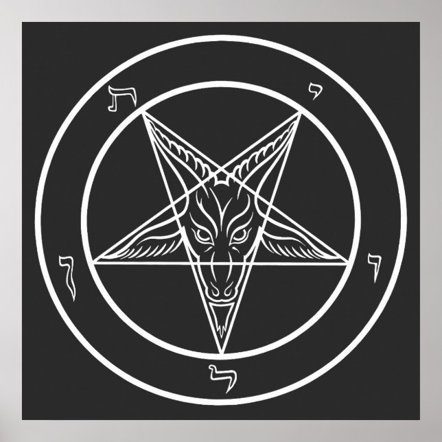 Poster Baphomet Sigil CoS 24" (Devant)