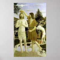 Baptême du Christ par Piero della Francesca (1449)