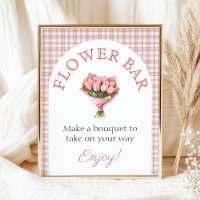 Bar à bouquets Rose Frais sorti du marché Enterrem