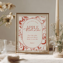 Bar à cidre de pomme pour la mariée parfaite
