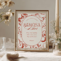 Bar à Mimosa pour Mariage Parfait avec une Pomme
