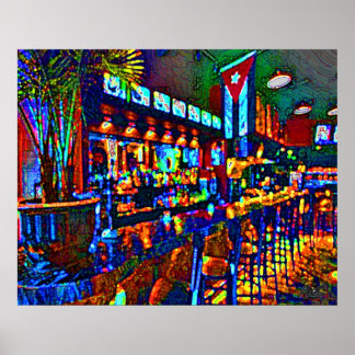 POSTER BAR CUBAN