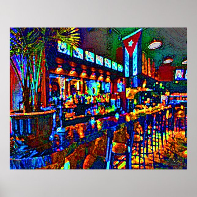 POSTER BAR CUBAN (Devant)
