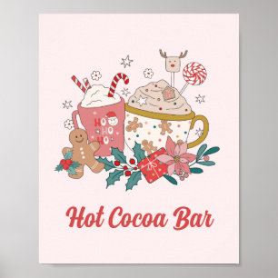 Poster Bar de Chocolat Chaud