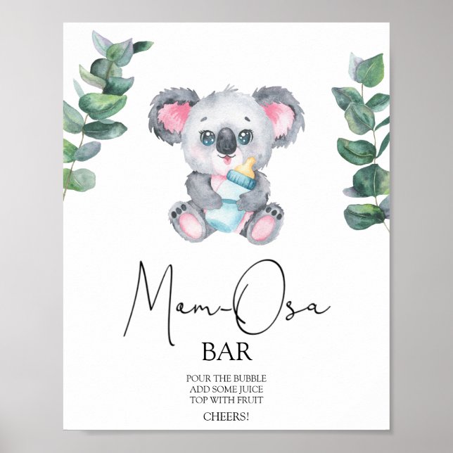 Poster Bar Koala Bear Momosa (Devant)