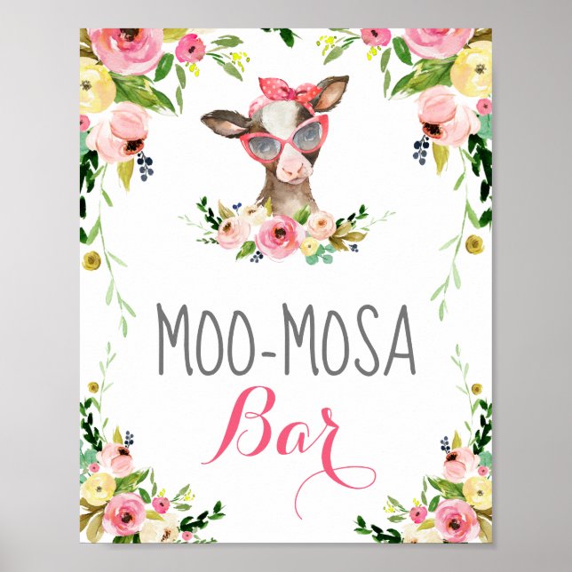 Poster Bar Moo-Mosa (Devant)