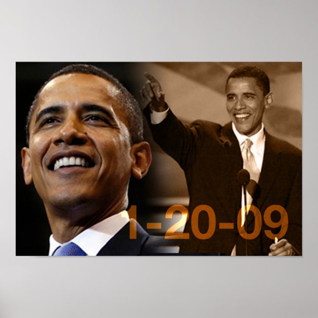 Poster Barack Obama 1-20-09 (Vorne)