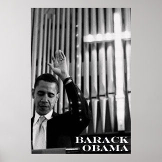 Poster Barack Obama B&W