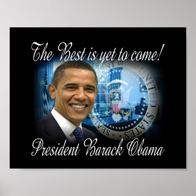 Poster Barack Obama Président des États-Unis (Devant)