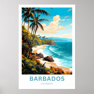 Poster Barbade Caraïbes - Imprimer