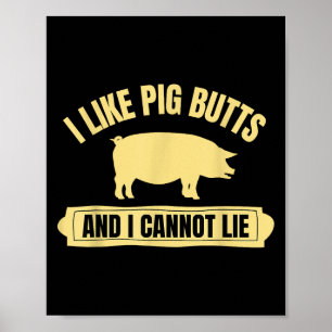Poster Barbecue Grillades J'Aime G Buttes Et Je Ne Peux P