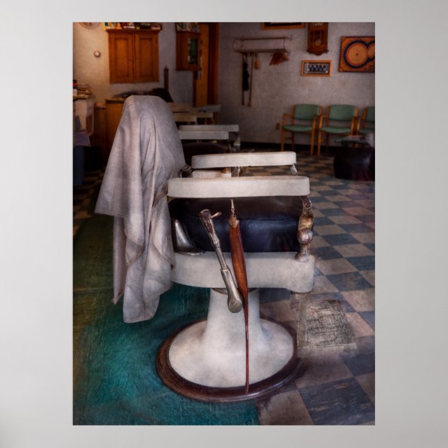 Poster Barber - Frenchtown, NJ - Nous avons des sièges li (Devant)