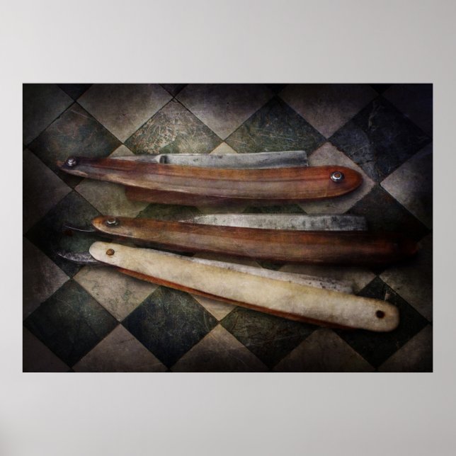 Poster Barbier - Le Razor (Devant)