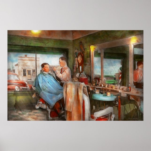 Poster Barbier - Obtenir une garniture 1942 (Devant)