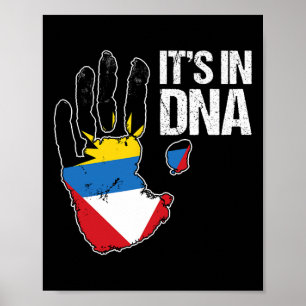 Poster Barbuda Antigua C'est dans mon Dona Barbuda Antigu