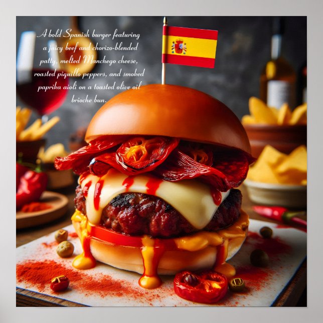 Poster Barcelona Bites : Champion du Chorizo (Devant)