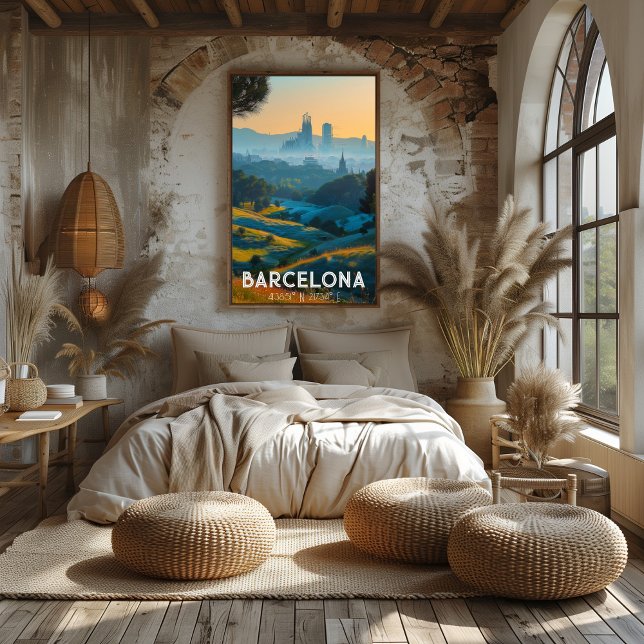 Poster Barcelona: Ciudad de Gaudí Naturaleza Arquitectura (Créateur téléchargé)