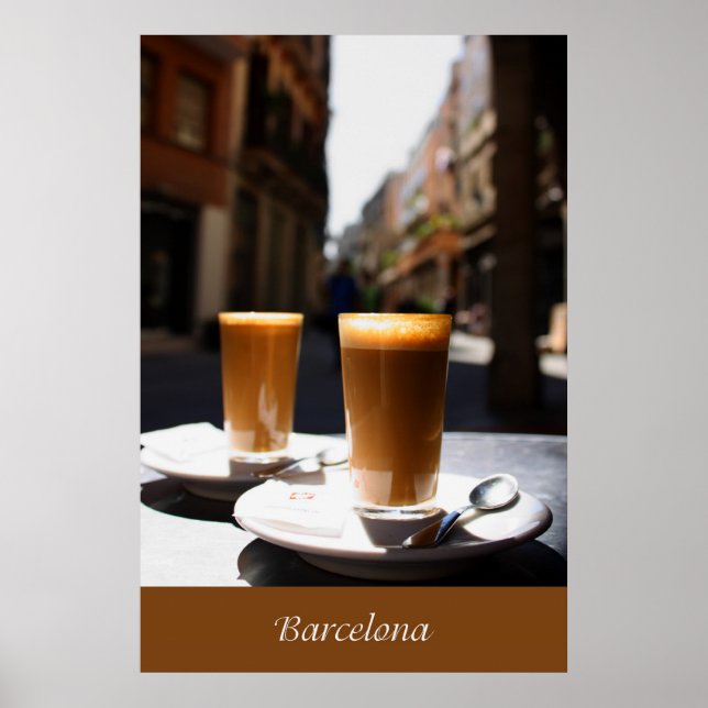Poster Barcelona Coffee Break (Devant)