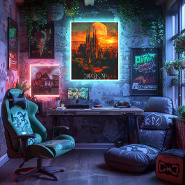 Poster Barcelona: La Obra Maestra de Gaudí Te Espera