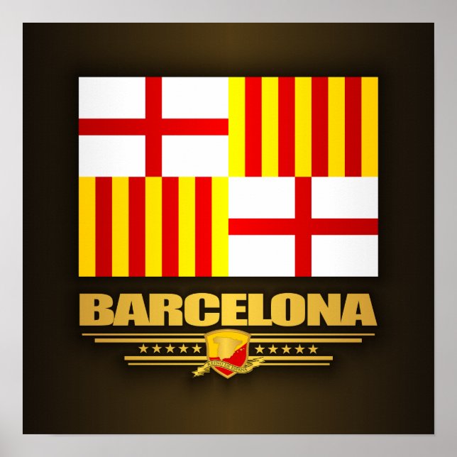Poster Barcelone (Devant)