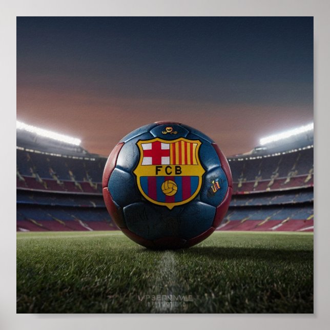 Poster Barcelone (Devant)