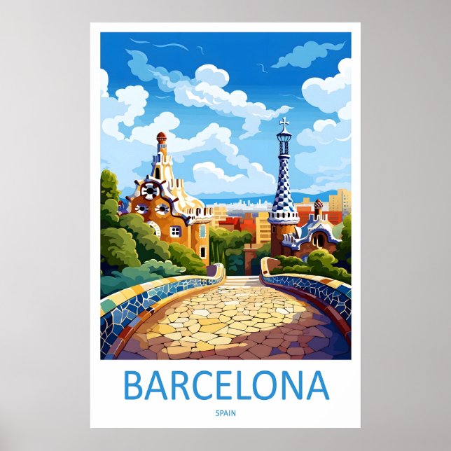 Poster Barcelone 18 (Devant)