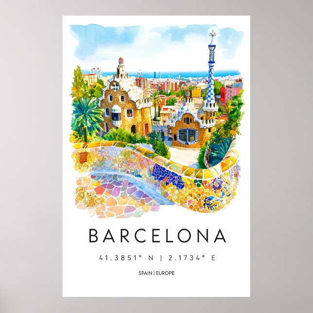 Poster Barcelone 19 (Devant)