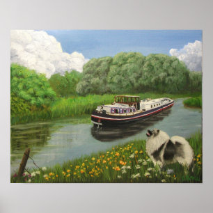 Poster "Barge Dog" Art Print