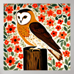 Poster Barn Owl