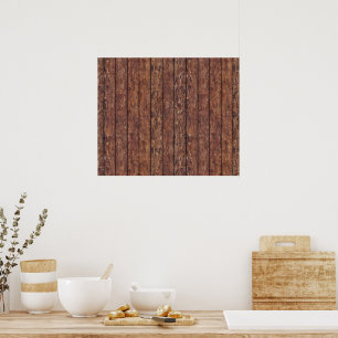 Poster Barn Wall, Wood, Wooden Boards, Planks, Rustic