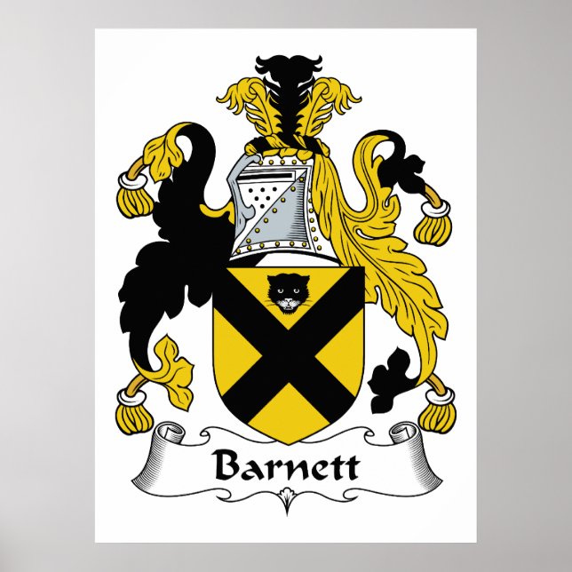 Poster Barnett Family Crest (Devant)