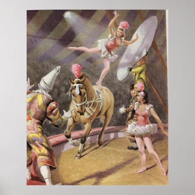 Poster Barnum & Bailey - Merveilleuse Geese Poste (Devant)