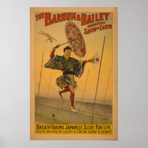 Poster Barnum et glissière de Bailey pour l'affiche de