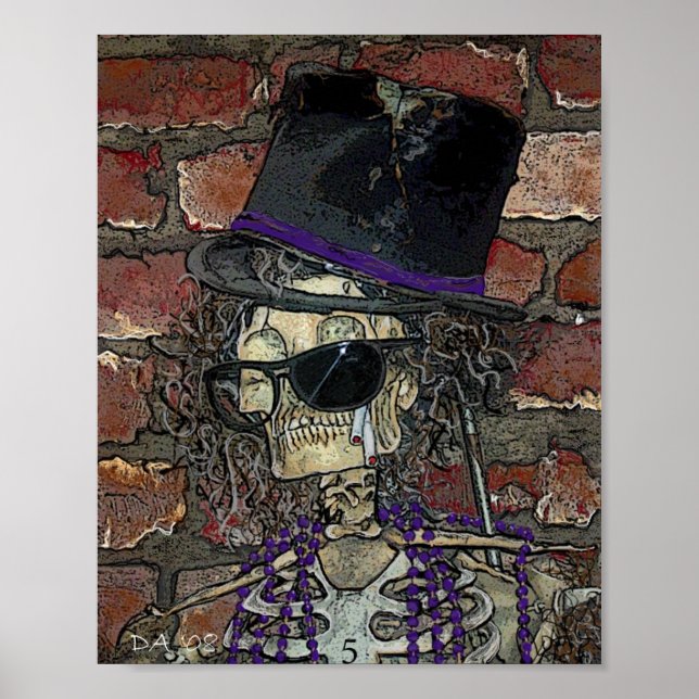 Poster Baron Samedi, Esprit vaudou de la mort (Devant)