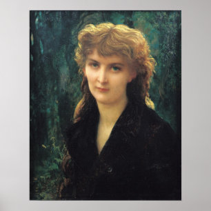 Poster Baronnesse Eleonore d'Uckermann 1884