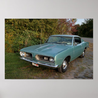 Poster Barracuda de Plymouth 1967