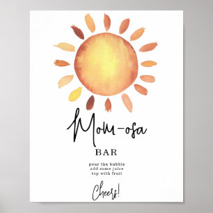 Poster Barre à mOM-osa au soleil