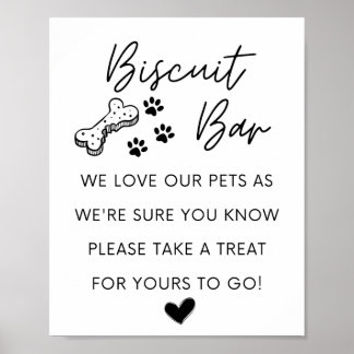 Poster Barre biscuit pour chien | Connexion Mariage | Fav