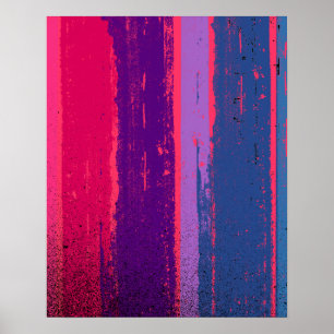 POSTER BARRE BISEXUELLE D'ENCRE DE FIERTÉ - .PNG