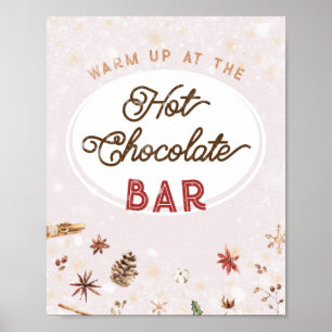 Poster Barre Chocolatée Chocolat Chocolat Fille Baby show
