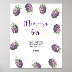 Poster Barre de Blackberry \ Mom-osa