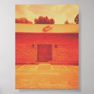 Poster Barre de cowboy abandonnée