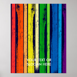 POSTER BARRE D'ENCRE DE FIERTÉ DE LGBT