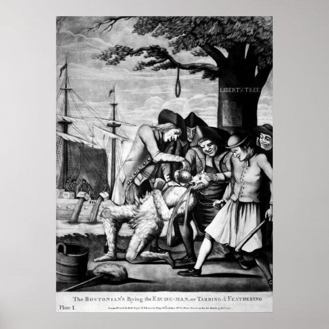 Poster Barre et plumes (Devant)