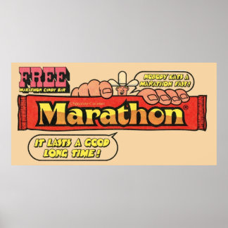 Poster Barre Marathon Candy