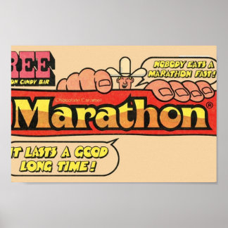 Poster Barre Marathon Candy