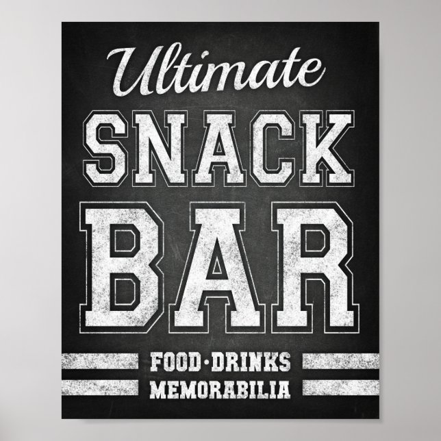 Poster BARRE SNACK ULTIMATE DE Football Signe Marque Impr (Devant)