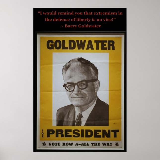 Poster Barry Goldwater (Devant)