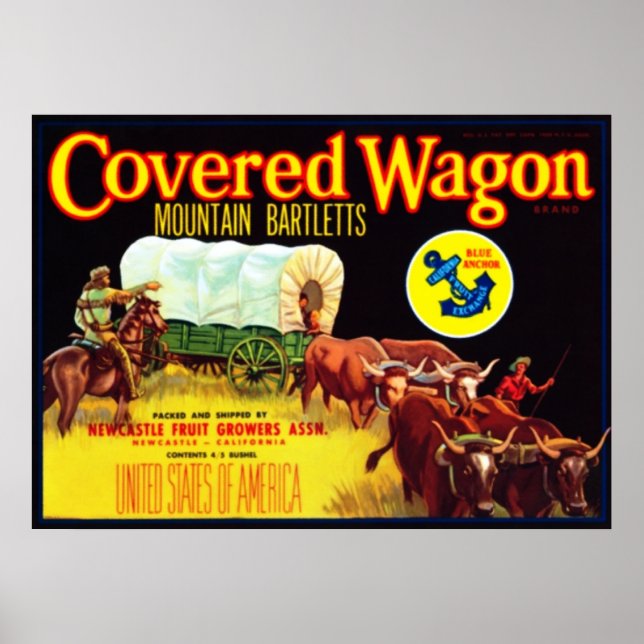 Poster Bartletts en Wagon couvert (Devant)