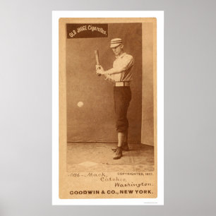 Poster Base-ball 1887 de Connie Mack